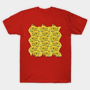 Escher fish pattern VII T-Shirt